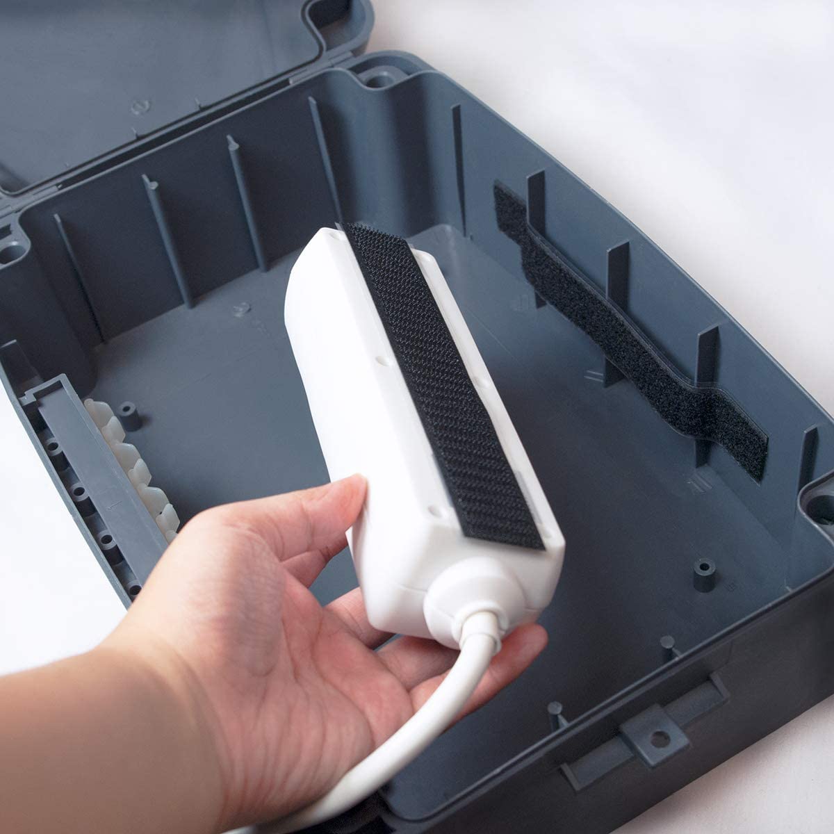 Scatola Elettrica IP54 Cable Organizer Organizzatore Cavi Grigio LOGILINK - immagine 6