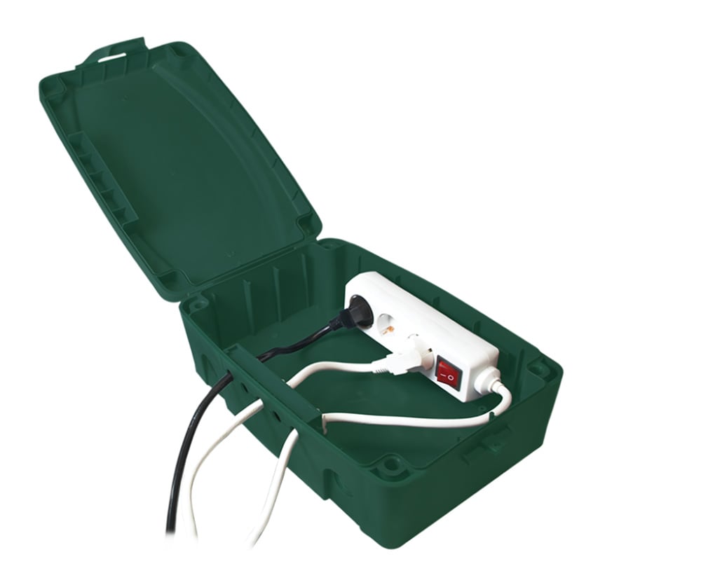 Scatola Elettrica IP54 Cable Organizer Organizzatore Cavi Verde LOGILINK - immagine 6