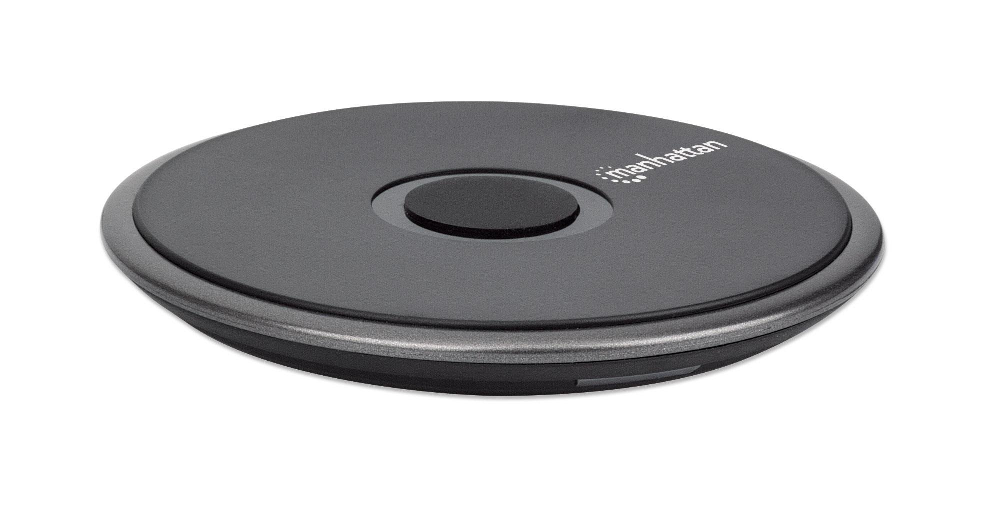 Pad di Ricarica Wireless Veloce 10W Nero MANHATTAN - immagine 5