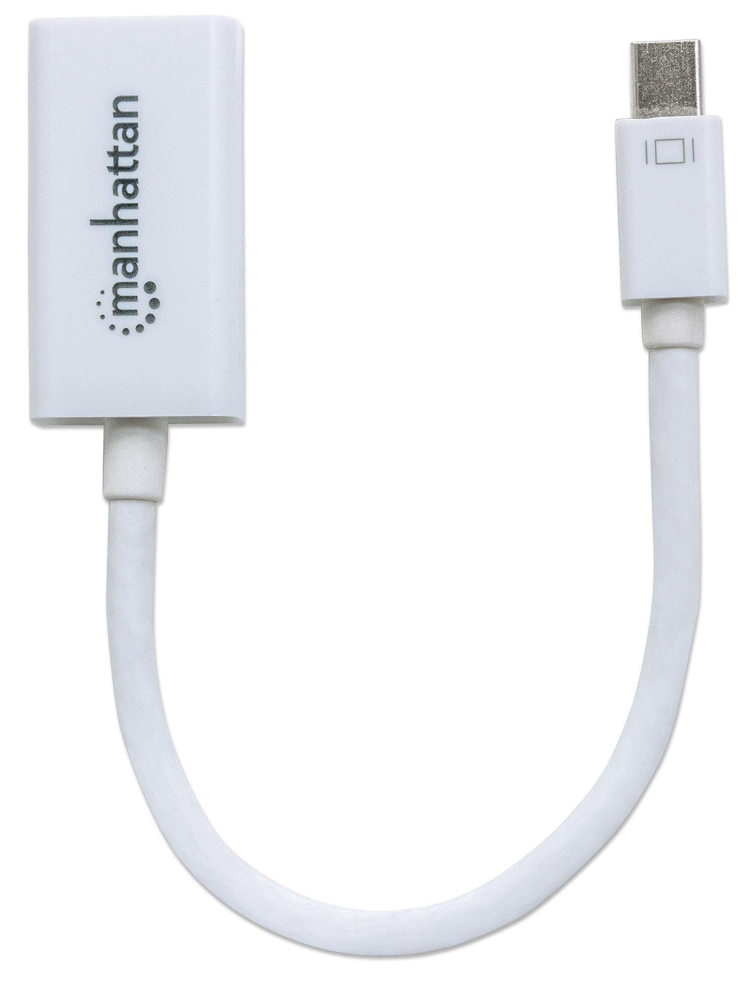 Adattatore Mini DisplayPort a HDMI Passivo Bianco MANHATTAN - immagine 5
