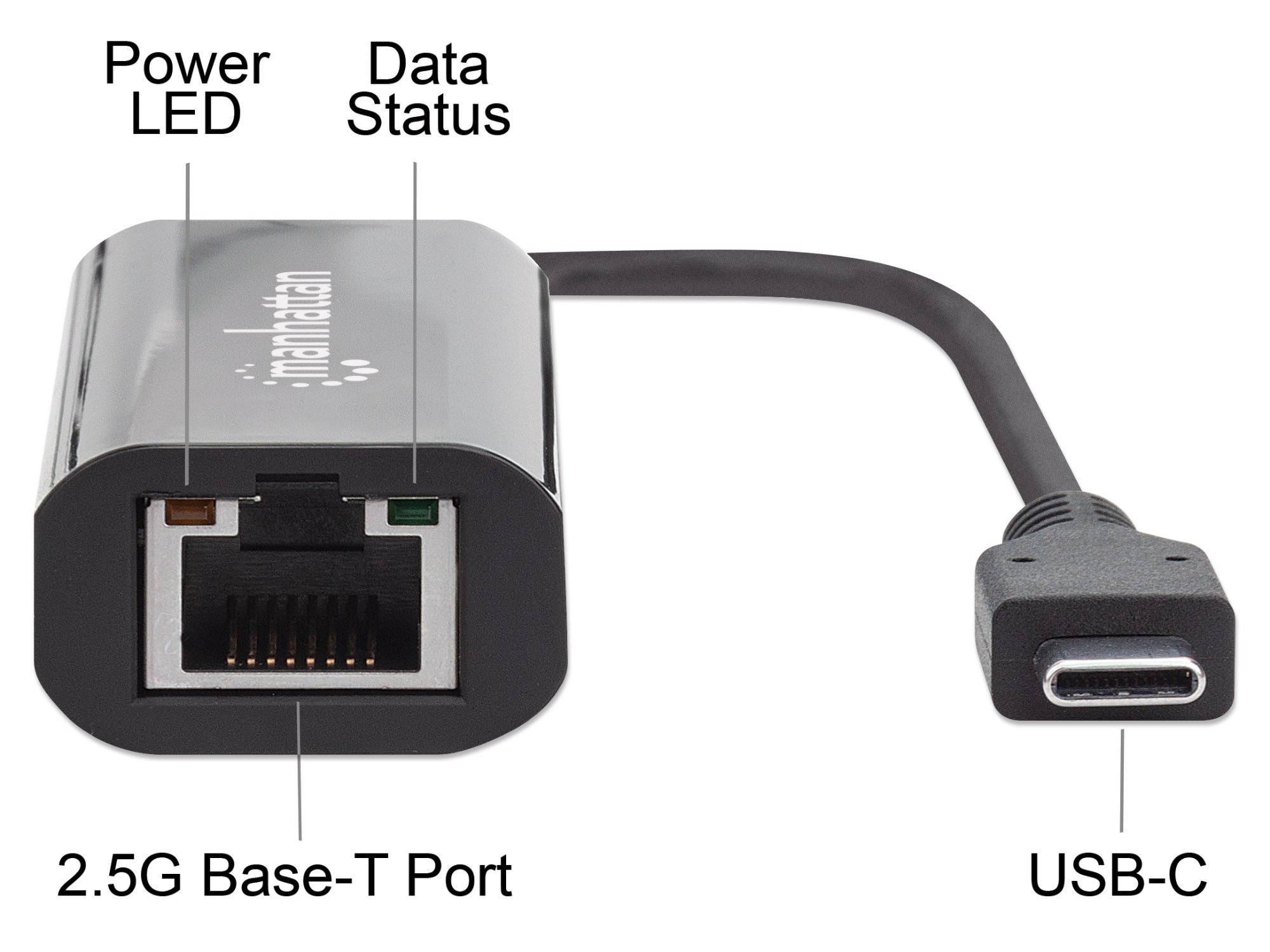 Adattatore di Rete USB-C™ a 2.5GBASE-T MANHATTAN - immagine 5