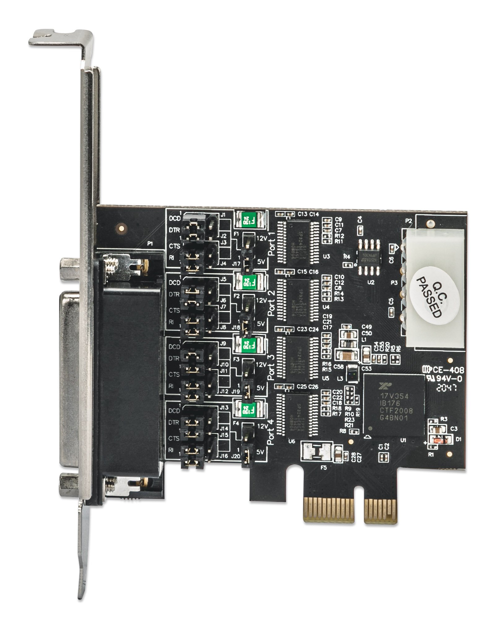 Scheda PCI Express 4 Porte DB9 RS-232 MANHATTAN - immagine 5
