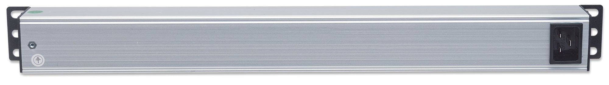 Multipresa montaggio a rack 19'' 1U 8 uscite C19 Spina Italiana INTELLINET - immagine 5