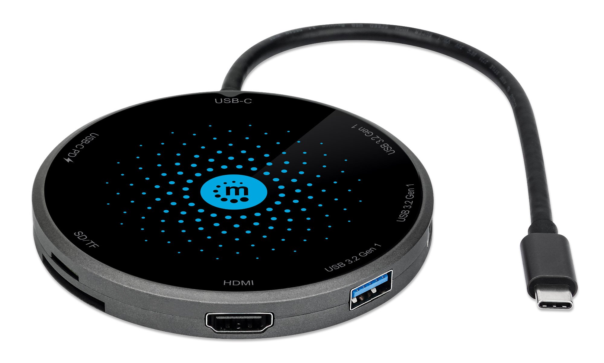 Docking Station USB-C™ 8-in-1 con Pad di Ricarica Wireless MANHATTAN - immagine 5