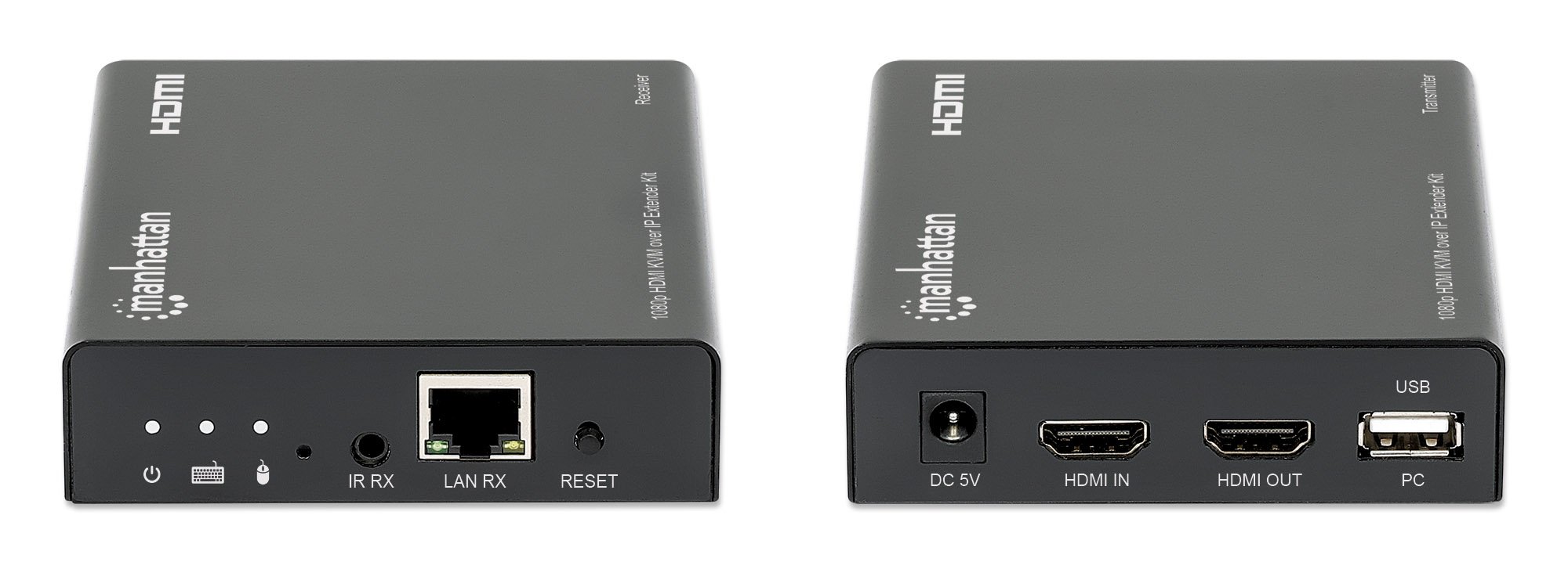 Kit Extender HDMI KVM over IP 1080p fino a 120m MANHATTAN - immagine 5