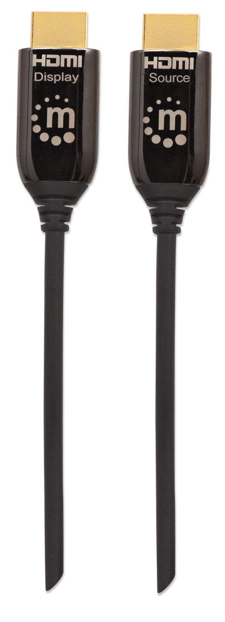 Cavo Plenum-Rated HDMI Attivo in Fibra Ottica 10m MANHATTAN - immagine 5
