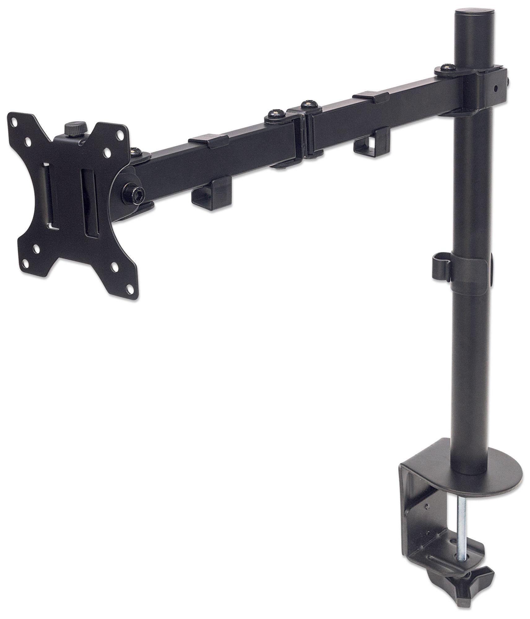 Supporto da Scrivania per Monitor 13-32'' Doppio Snodo di Regolazione MANHATTAN - immagine 5