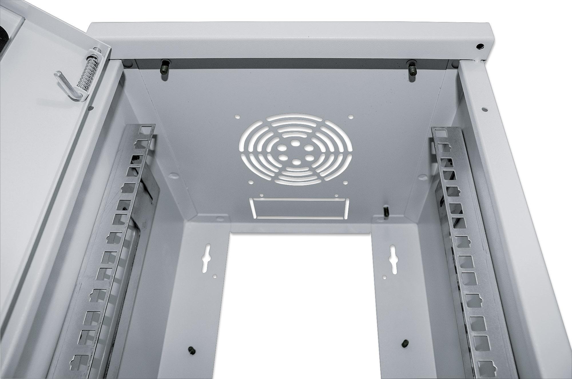 Armadio Rack 10'' a muro 6U Grigio INTELLINET - immagine 5
