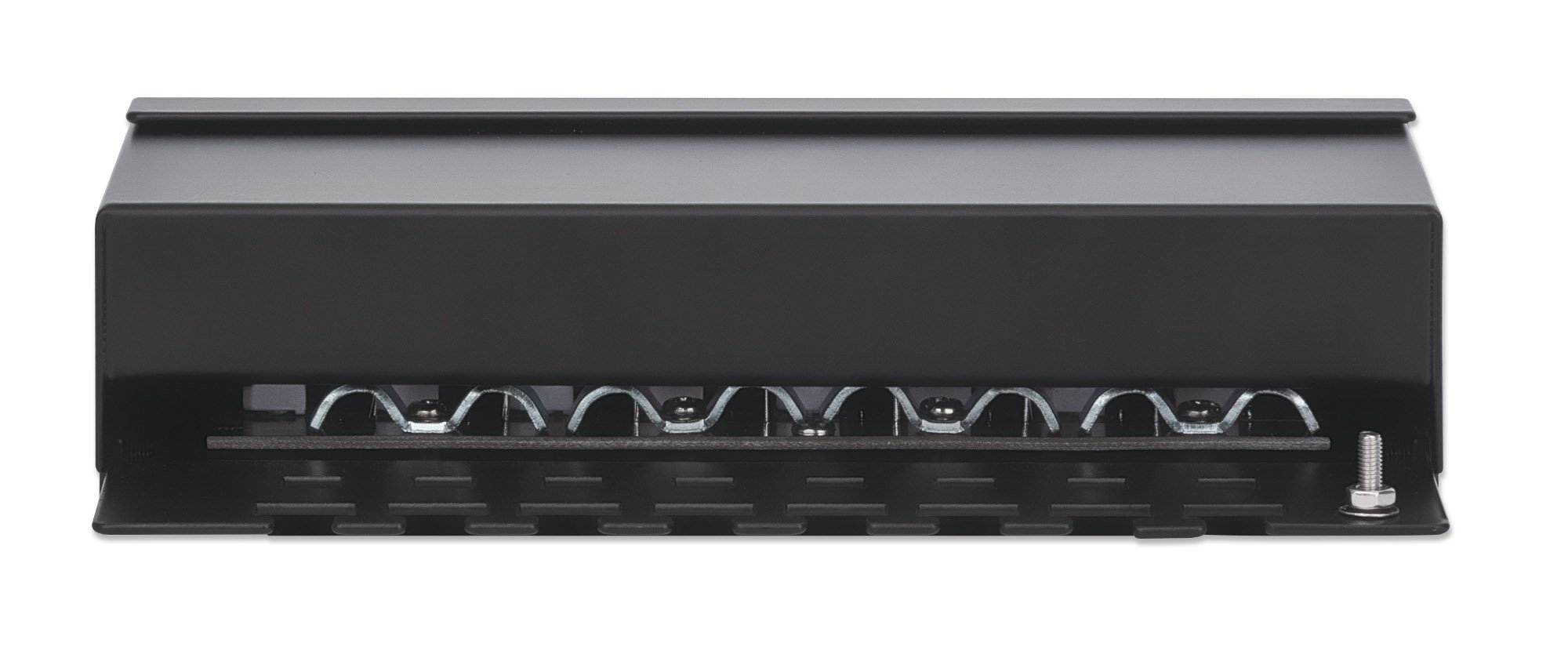 Pannello Patch 8 Posti Cat6A Schermato da Scrivania Nero INTELLINET - immagine 5