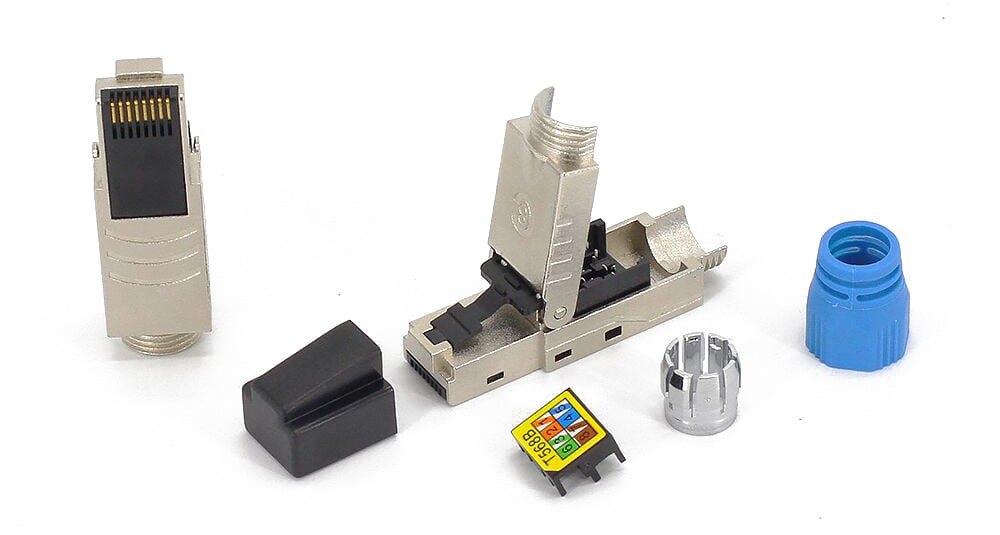 Plug RJ45 Cat.8.1 Schermato STP EconLine TECHLY PROFESSIONAL - immagine 5