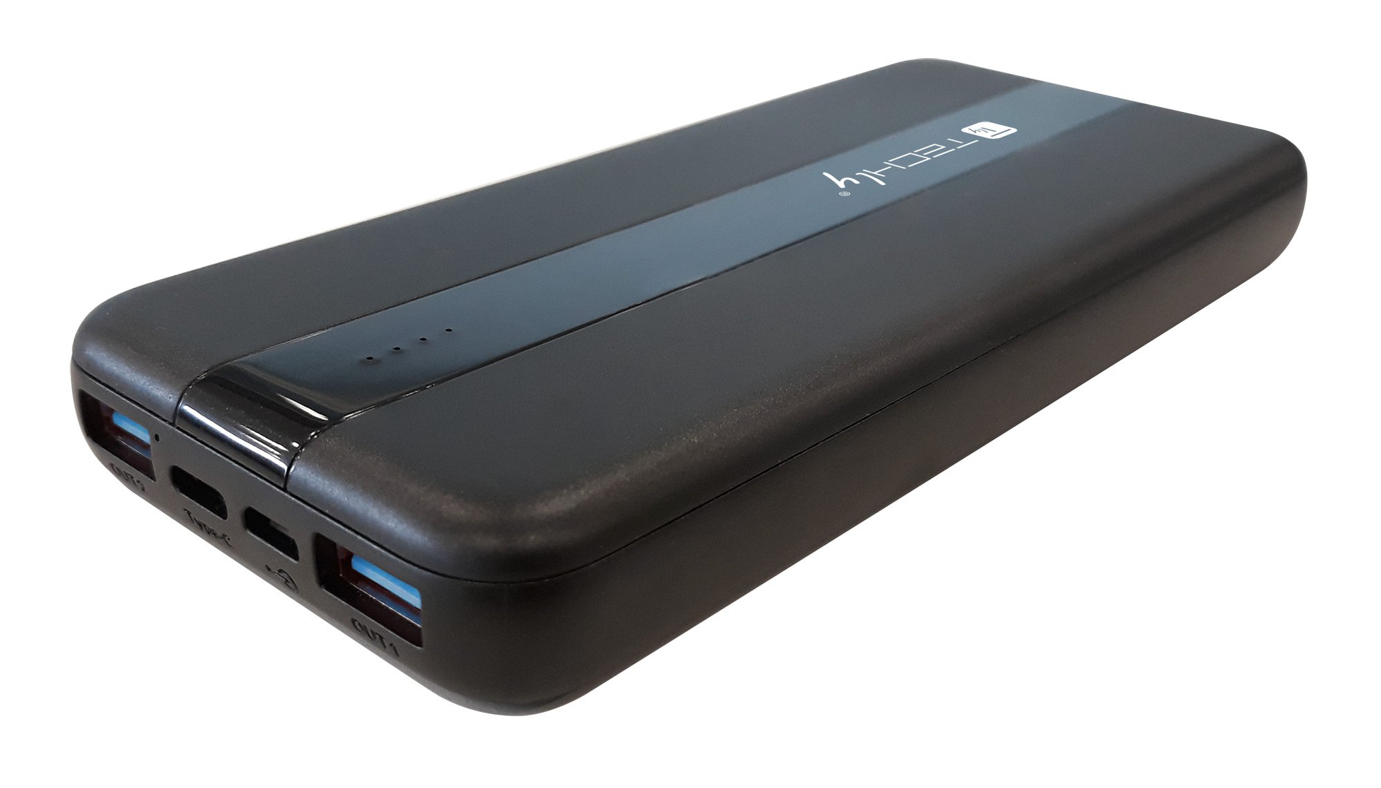 Power Bank Smartphone 10000 mAh 20W USB-C™ 3 Porte Output con Cavo TECHLY - immagine 5