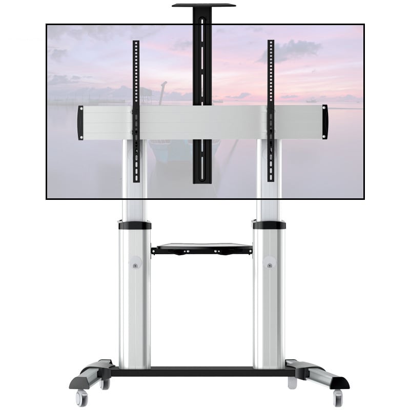 Supporto mobile da pavimento per TV Ultra larghe 60-100'' TECHLY - immagine 5