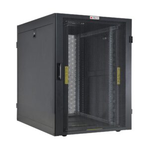 Armadio NetRack 19'' 600x1000 24 Unità Ventilato Nero da Assemblare TECHLY PROFESSIONAL