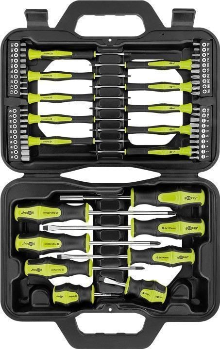 Kit Valigetta 58 Cacciaviti di Precisione GOOBAY