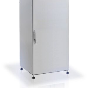 Armadio rack 19'' a pavimento 25U grigio IP55 porta cieca prof. 600 mm TECHLY PROFESSIONAL
