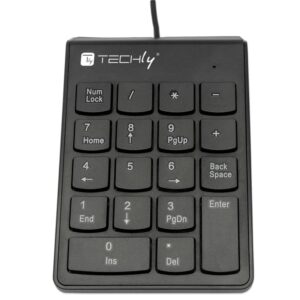 Mini Tastierino Numerico con Cavo USB e 18 Tasti TECHLY
