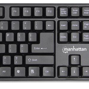 Set Tastiera Wireless e Mouse Ottico Layout Italiano MANHATTAN