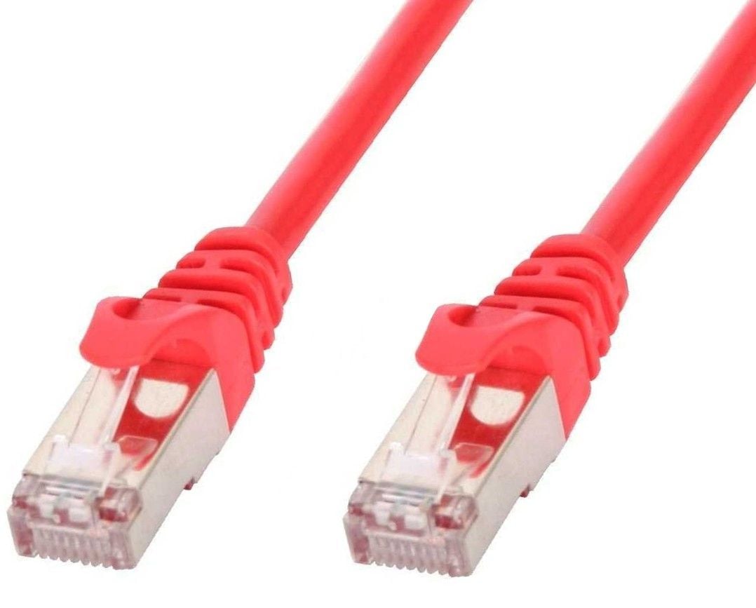 Cavo di rete Patch in rame Cat.6 Rosso SFTP LSZH 5m TECHLY PROFESSIONAL