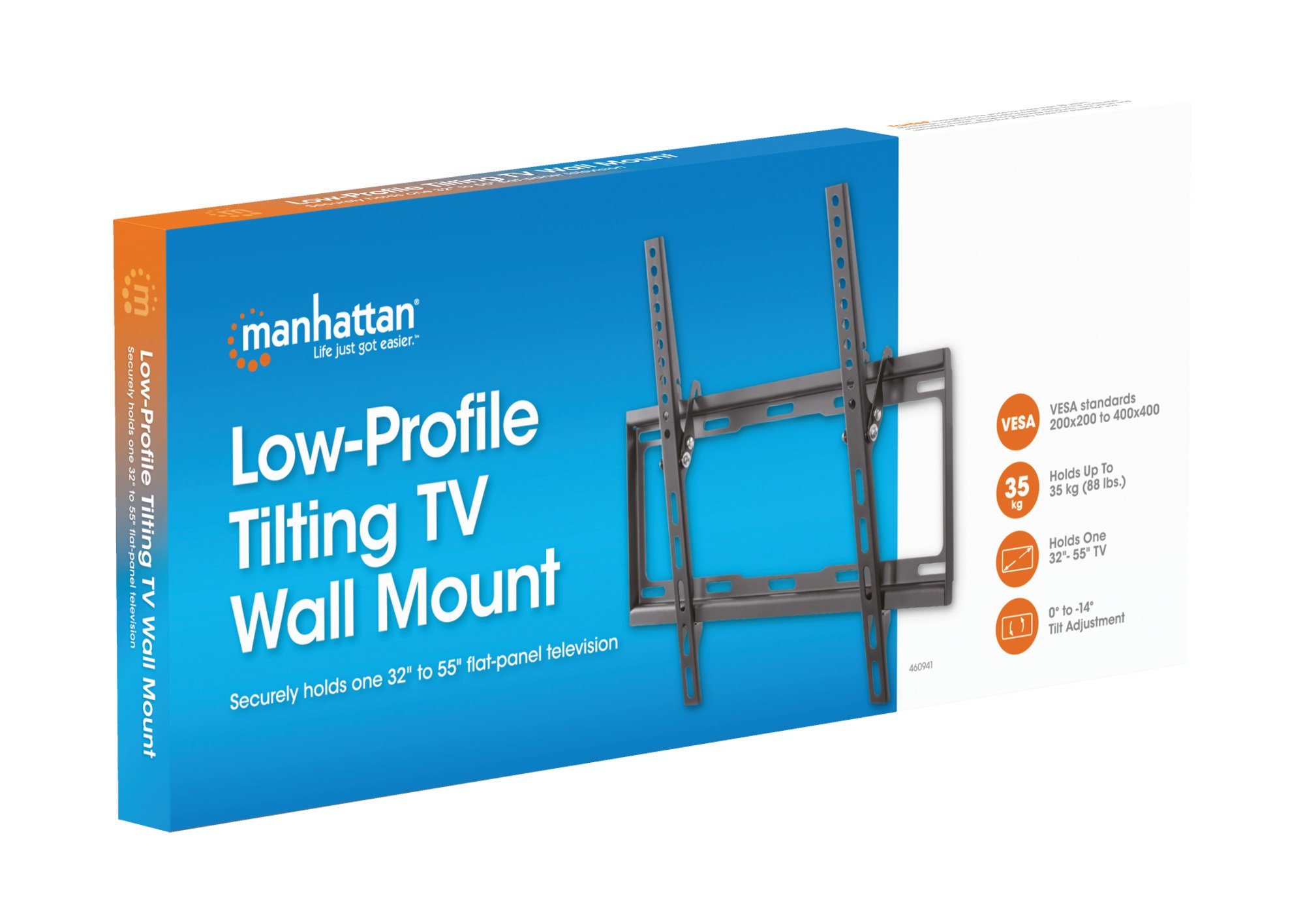 Supporto a Muro Universale Inclinabile per TV Flat-Panel 32-55'' MANHATTAN - immagine 10