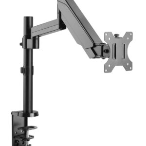 Supporto da Scrivania per Monitor 17-32'' con Molla a Gas Estensione 420 mm TECHLY