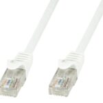 Cavo di Rete Patch in Rame Cat.6 Bianco UTP 1m TECHLY PROFESSIONAL
