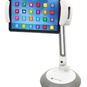 Supporto Universale da Tavolo per Smartphone e Tablet fino a 10'' TECHLY