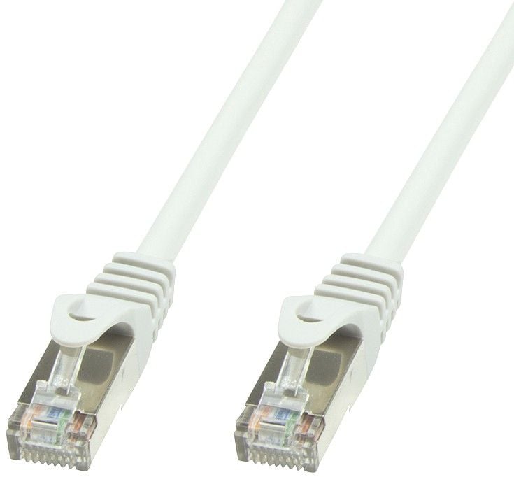 Cavo di rete Patch in rame Cat.6 Bianco SFTP LSZH 2m TECHLY PROFESSIONAL