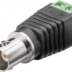 Adattatore Terminal Block 2-pin a BNC femmina GOOBAY