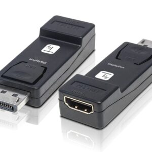 Adattatore Convertitore da DisplayPort DP 1.2 a HDMI 4K 30Hz Nero TECHLY