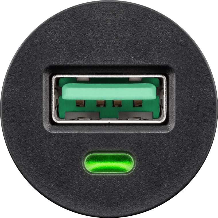 Caricatore USB da auto Quick Charge 3.0 2.4A 18Watt GOOBAY - immagine 5