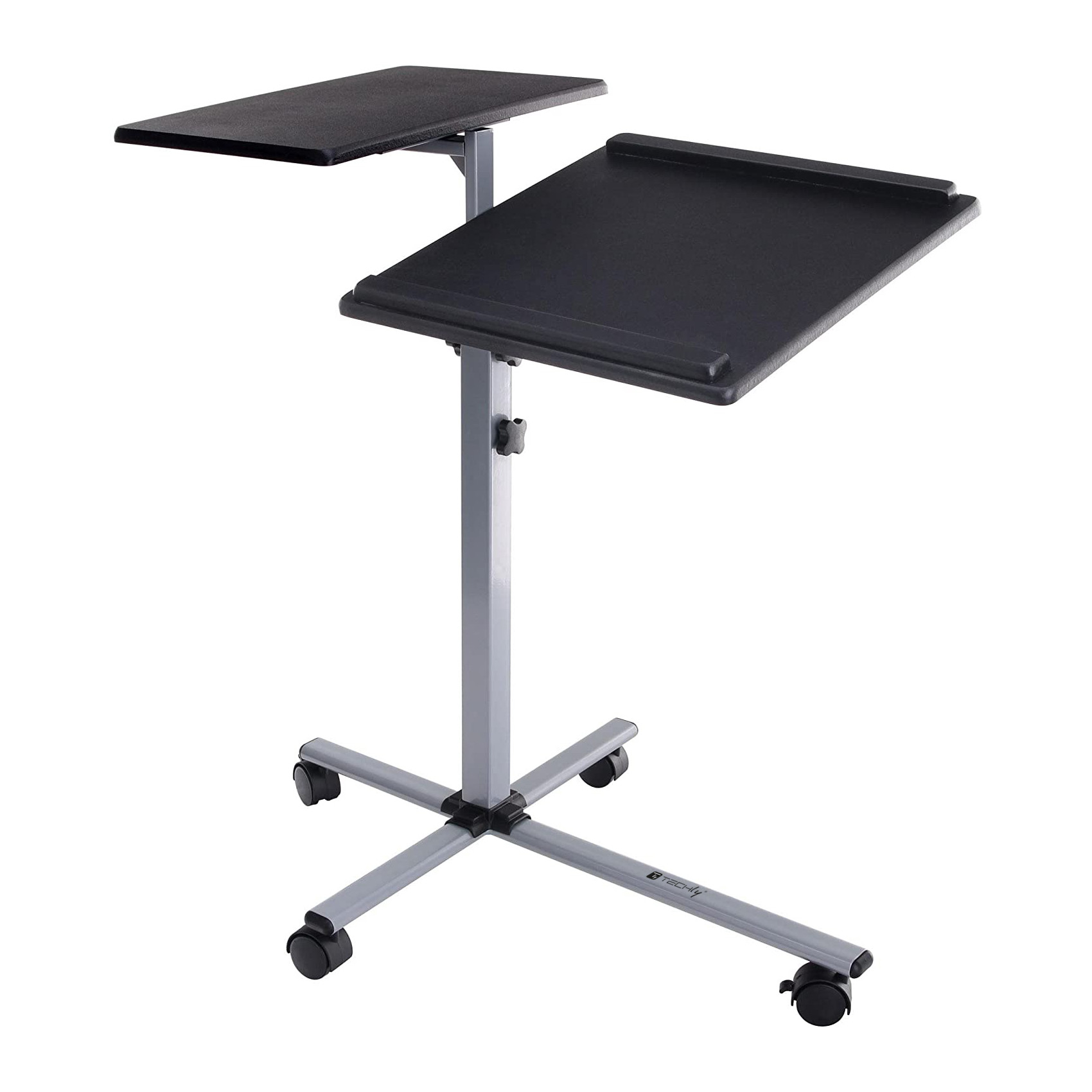 Carrello per Proiettore e Notebook a Due Ripiani Regolabile in Altezza TECHLY - immagine 6