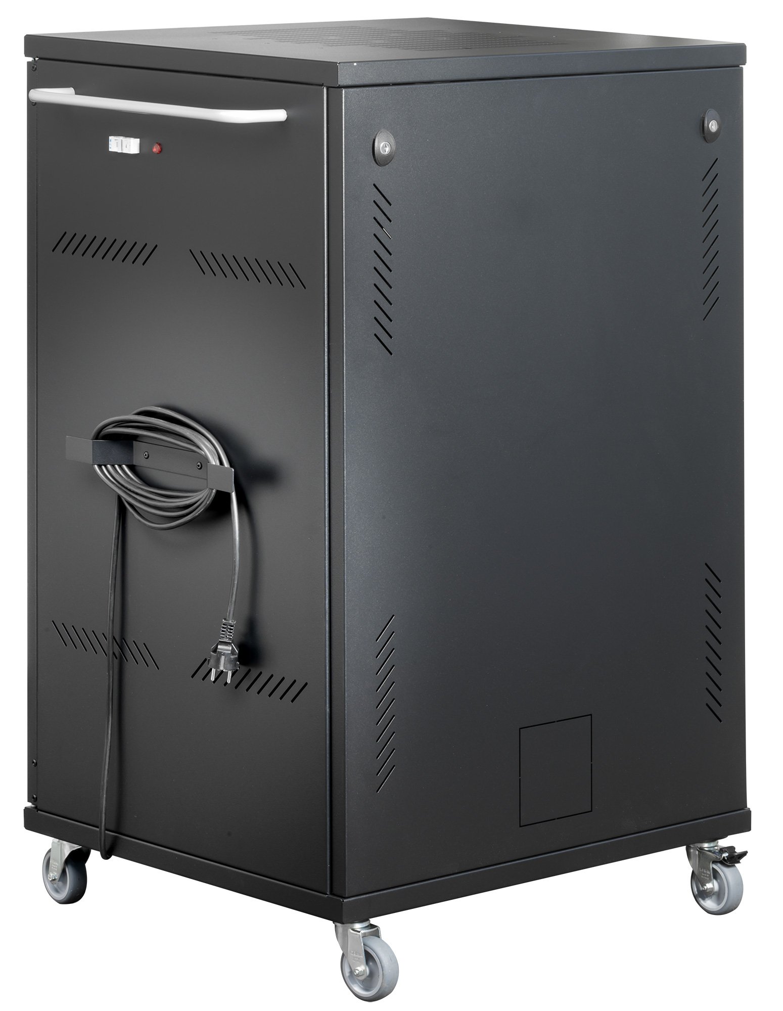 Carrello Stazione di Ricarica 36 Notebook Tablet o Smartphone Nero TECHLY PROFESSIONAL - immagine 5