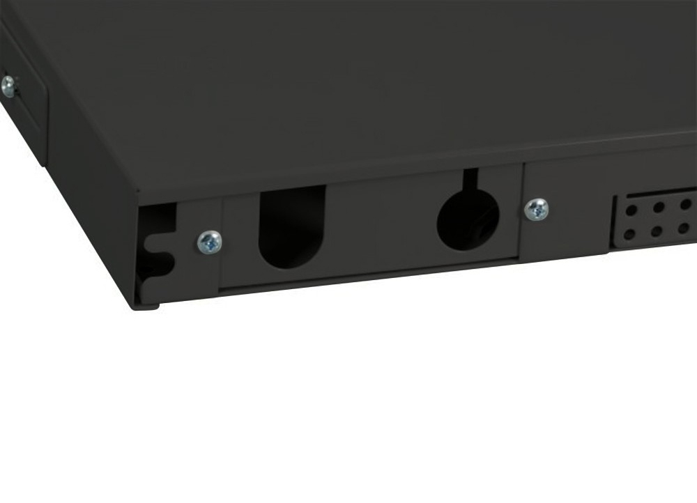 Cassetto Ottico 19'' con 12 bussole LC Duplex Multimodale OM4 Nero OEM - immagine 5