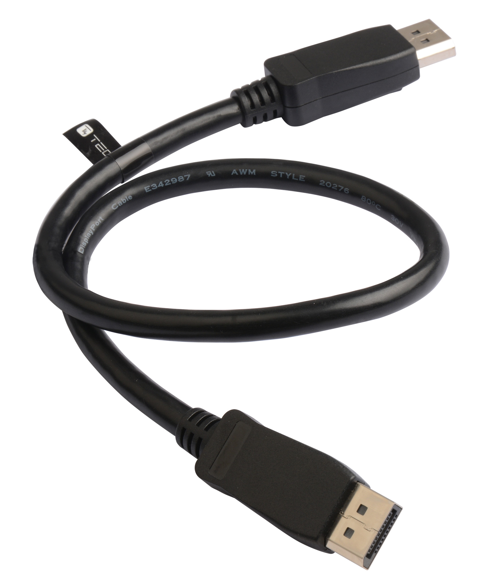 Cavo Audio/Video DisplayPort 1.4 Certificato DP++ 8K M/M 0,5m Nero TECHLY - immagine 6