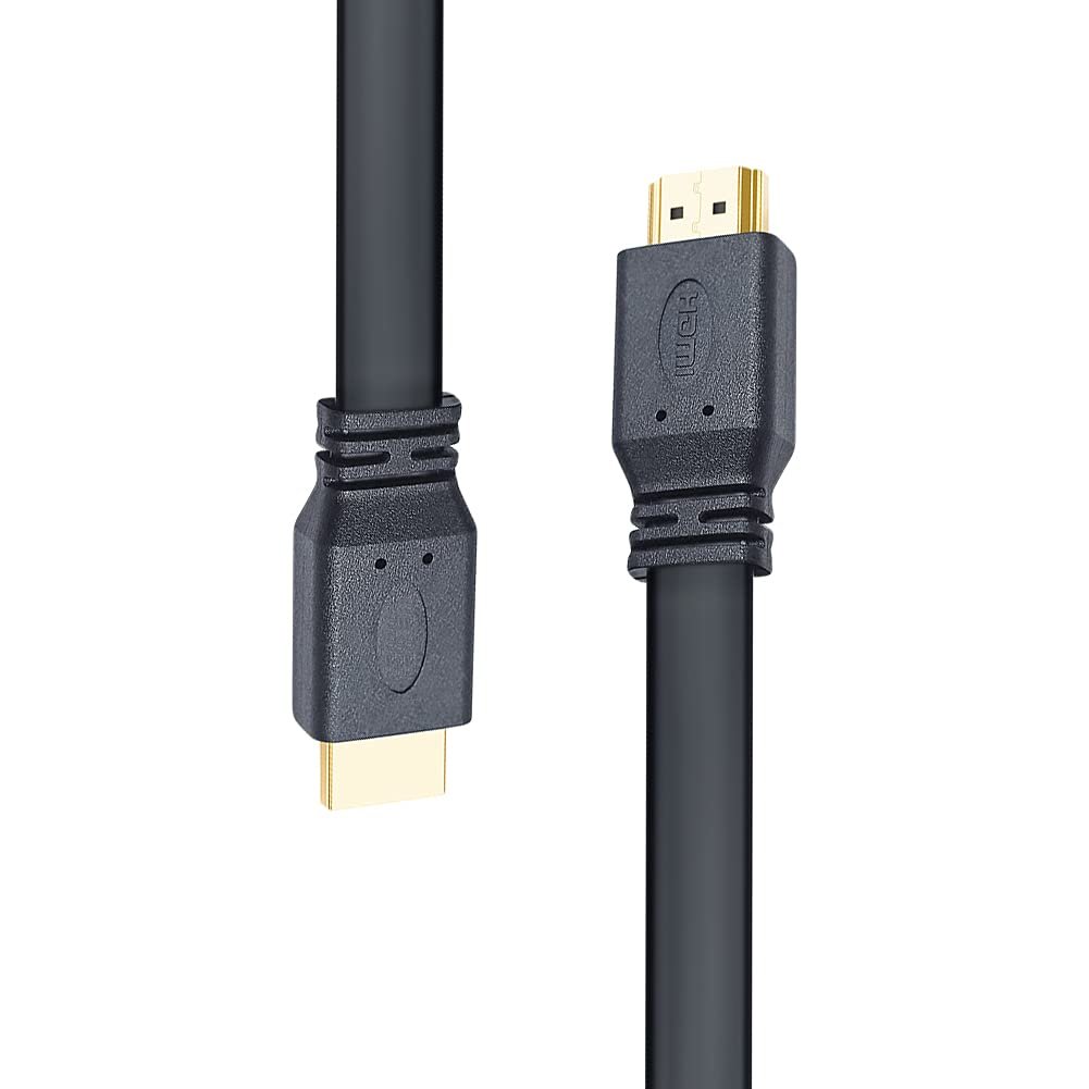Cavo HDMI 2.0 High Speed con Ethernet A/A M/M Piatto 5m TECHLY - immagine 5