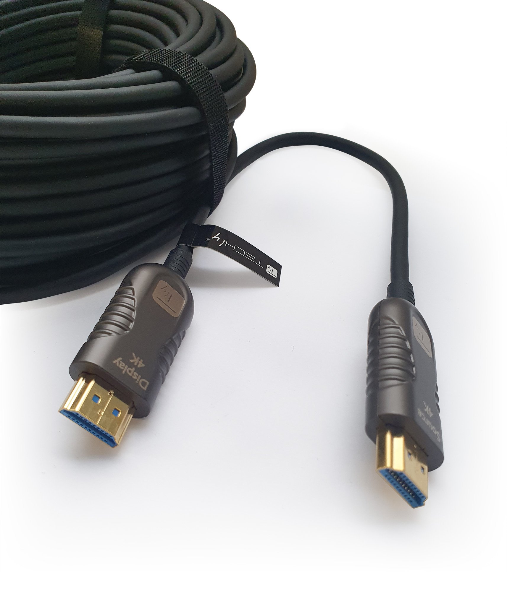 Cavo Ottico Attivo HDMI&trade; 2.0 Active Optical Cable 4K 18Gbps HDMI&trade; A/A M/M 70m TECHLY - immagine 6
