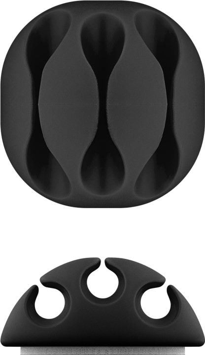 Clip Fermacavo Set da 5 pz Varie Misure Nero GOOBAY - immagine 6
