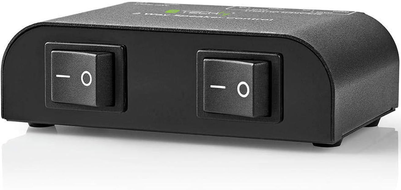 Commutatore Audio per Casse Acustiche 2 vie con Terminali a Pressione TECHLY - immagine 5