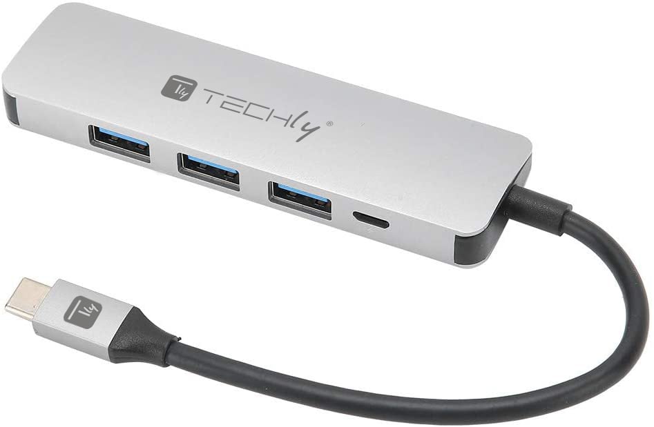 Hub USB-C™ SuperSpeed 3 Porte USB3.0 con HDMI 4K e PD TECHLY - immagine 6