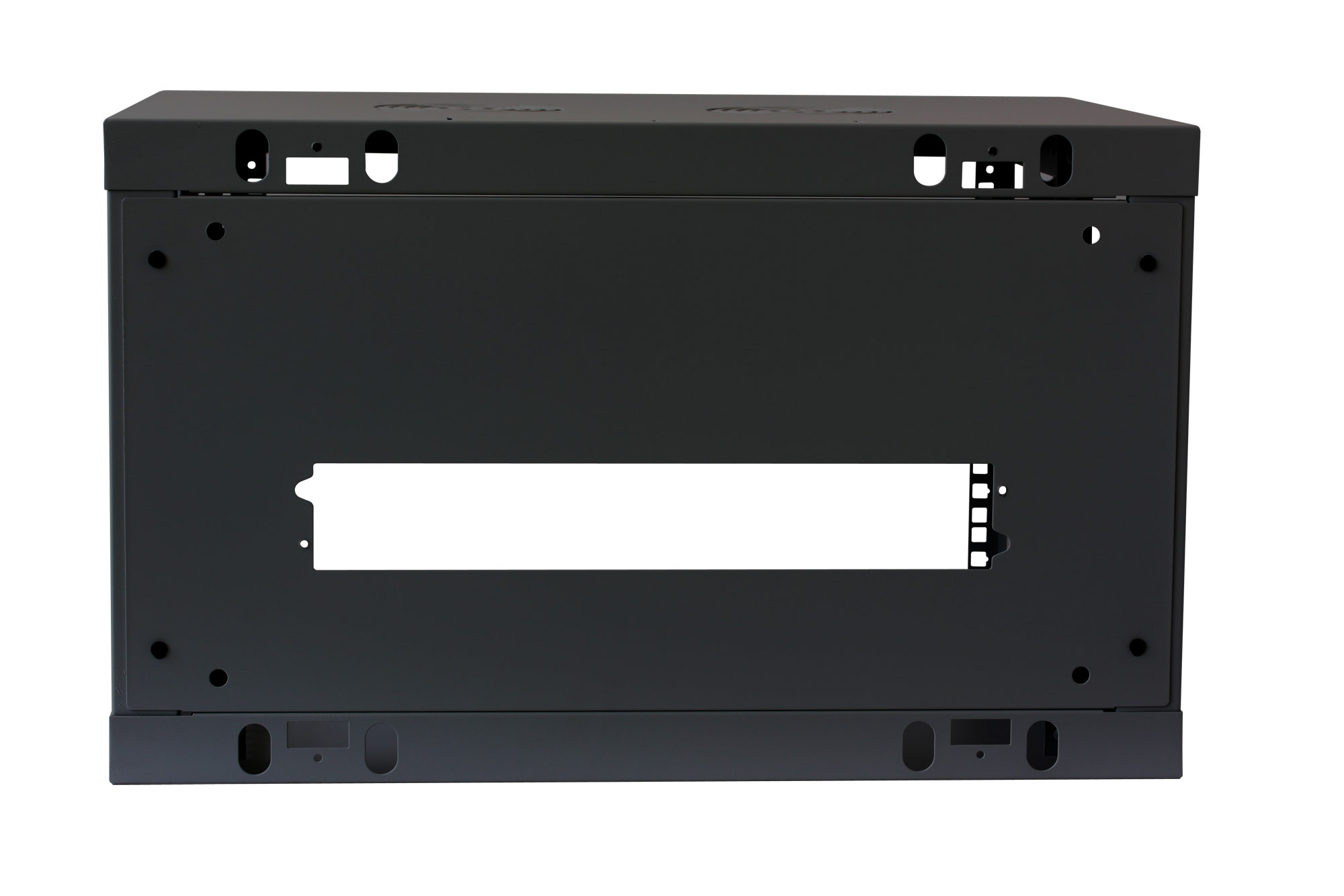 Armadio Rack 19'' a muro 9 unità sezione unica prof. 450 Nero INTELLINET - immagine 6