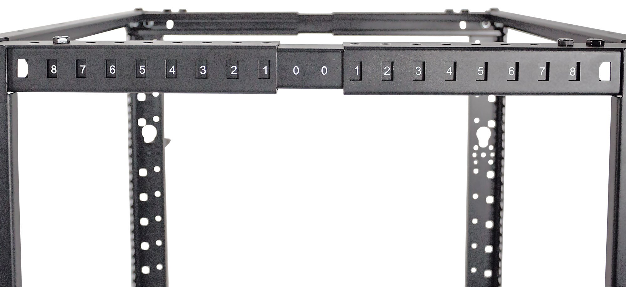 Open Frame Rack 19'' 4 Montanti 48U con profondità regolabile INTELLINET - immagine 6