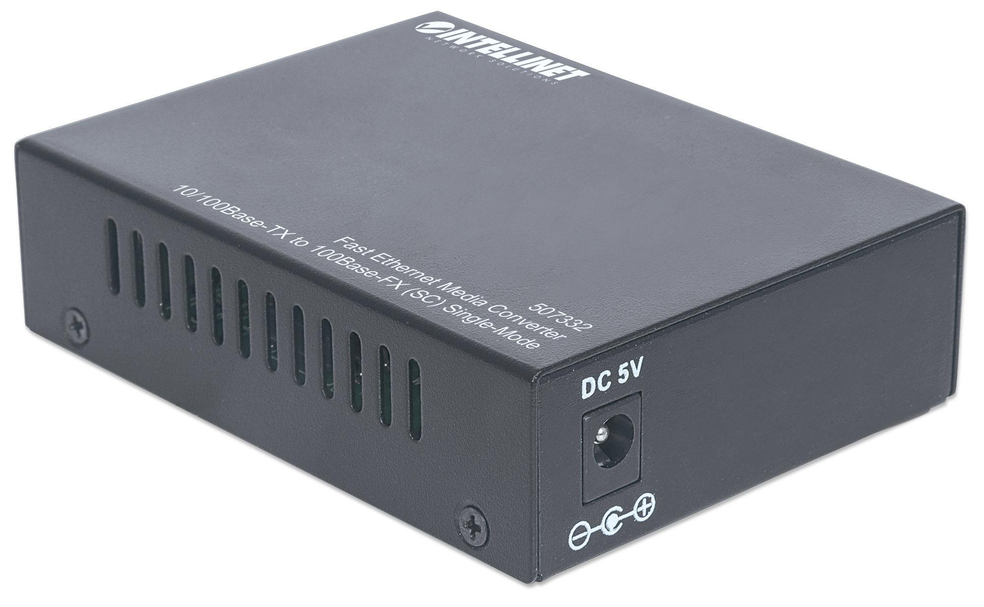 Media Converter Fast Ethernet Monomodale INTELLINET - immagine 6