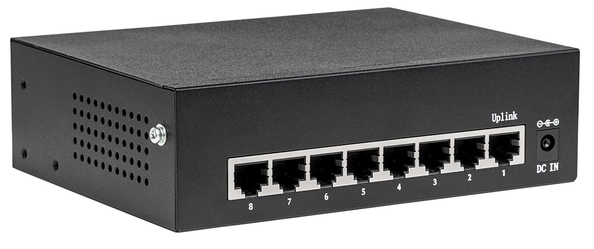 Switch Gigabit Ethernet 8 Porte PoE+ INTELLINET - immagine 6
