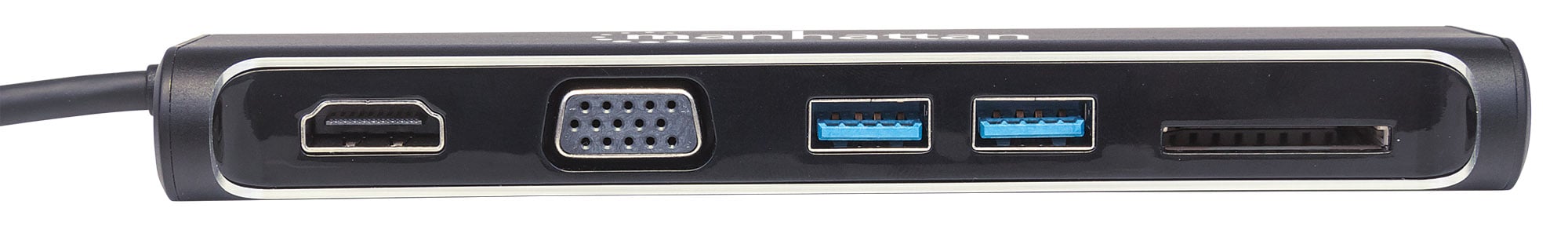 Convertitore USB-C™ a HDMI / VGA Docking Station 4-in-1 MANHATTAN - immagine 6