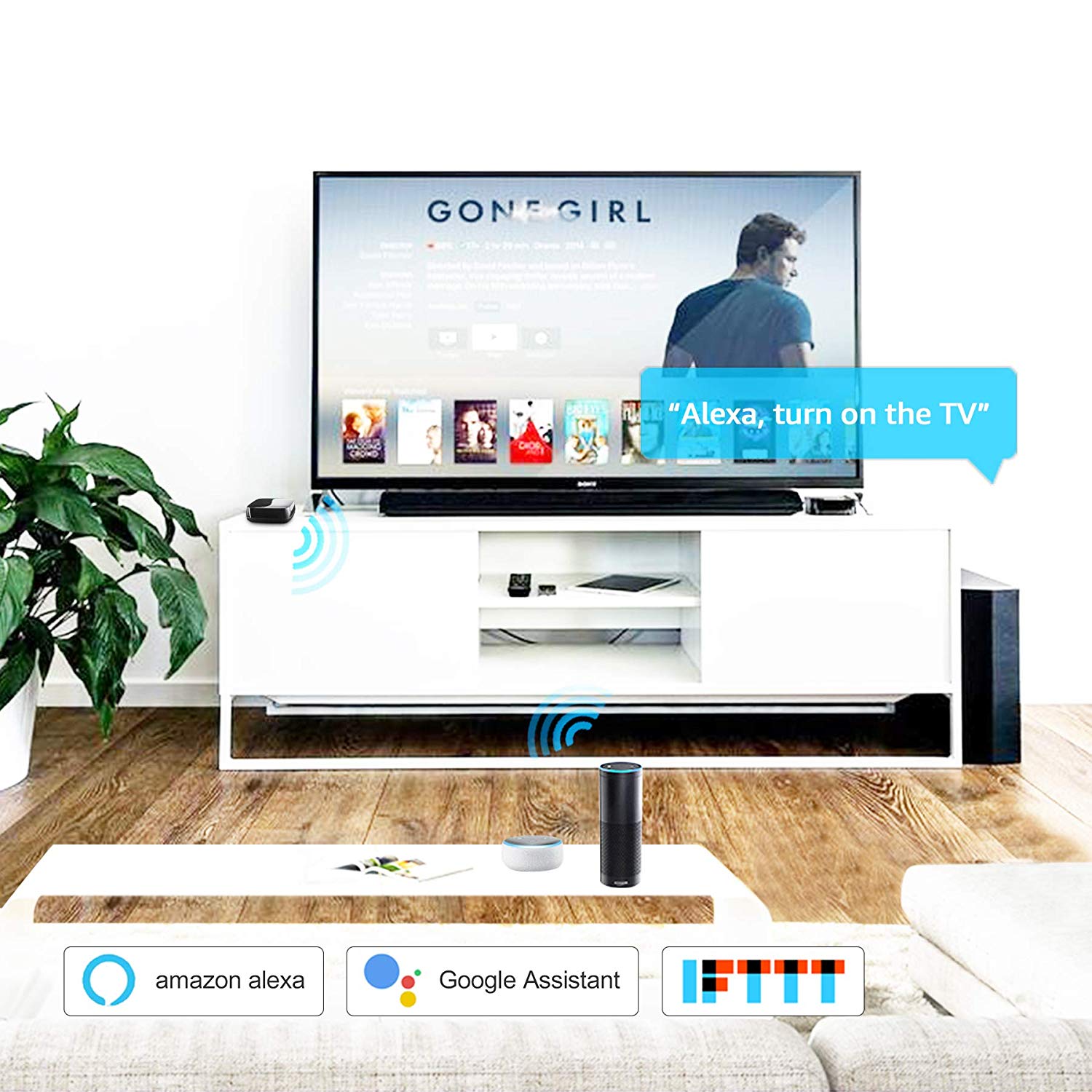 Telecomando Smart Home Universale Controllo Vocale, R4294 Alexa, Google Home WOOX - immagine 6