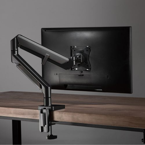 Supporto da Scrivania per Monitor LED 17-32'' con Molla a Gas Nero TECHLY - immagine 6