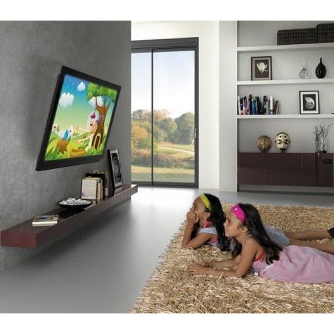 Staffa a Muro Universale 2 Snodi per TV LED-LCD 13-42'' Nero TECHLY - immagine 6