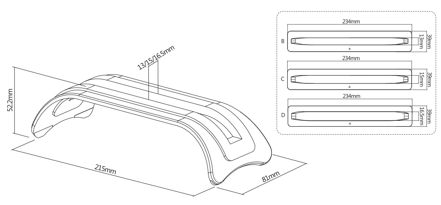 Supporto Notebook Verticale per MacBook 11''-15'' in Alluminio con 3 inserti di regolazione intercambiabili LOGILINK - immagine 5
