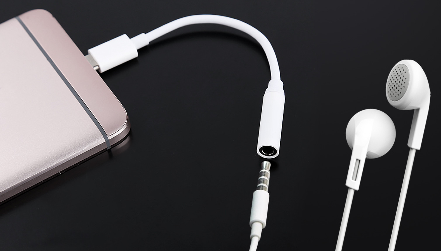 Cavo da USB-C™ Maschio a Audio 3.5 mm Femmina 12 cm Bianco SBOX - immagine 6
