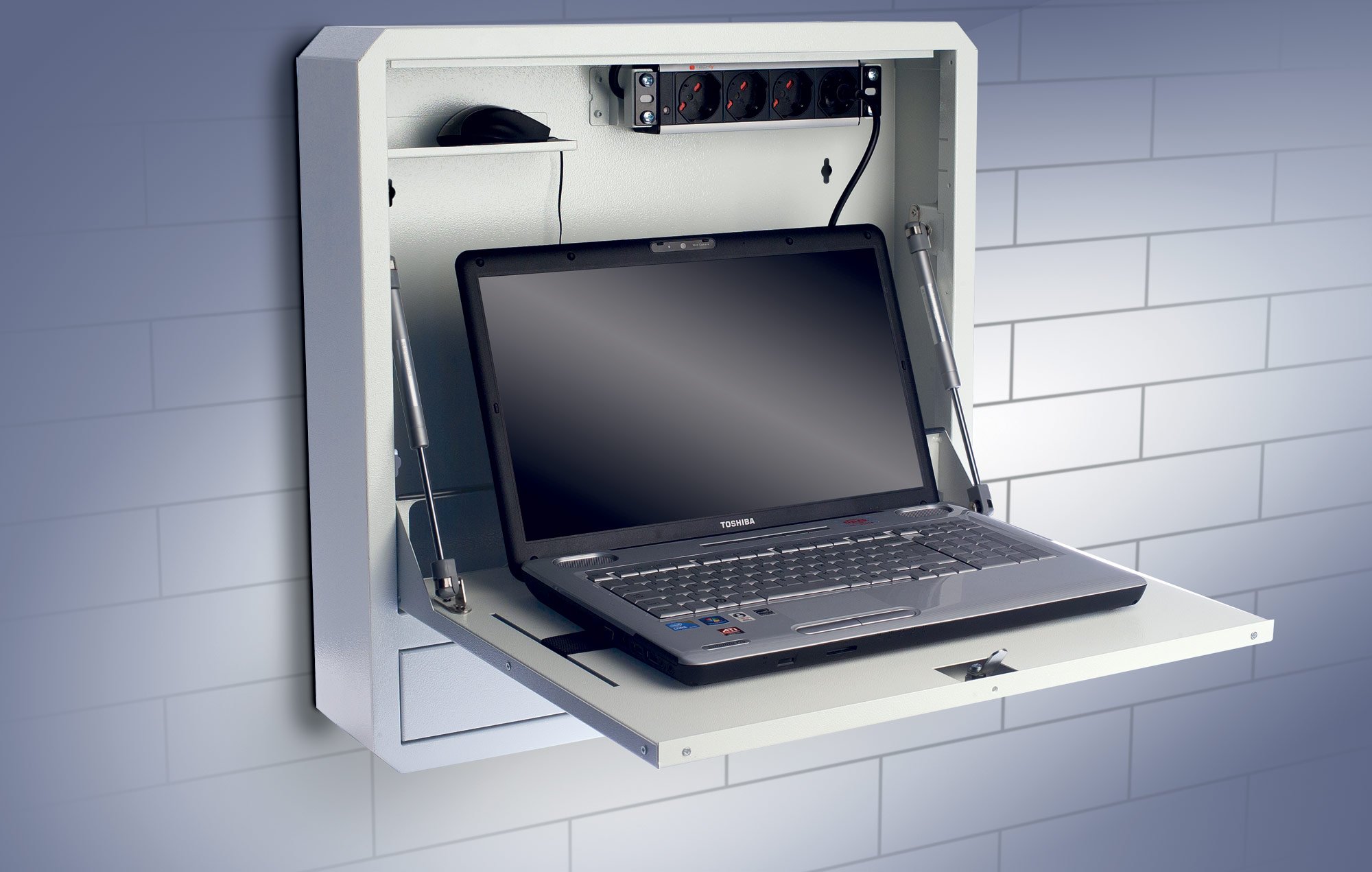 Box di Sicurezza per Notebook e Accessori per LIM Prof. 127 Bianco TECHLY PROFESSIONAL - immagine 6